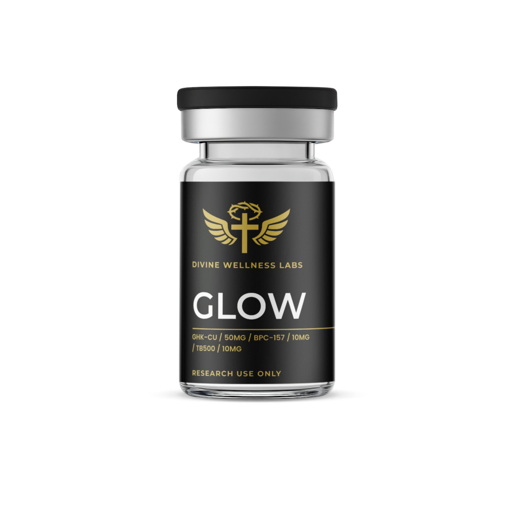 GLOW GHK-Cu (50mg) / BPC-157 (10mg) / TB500 (10mg)
