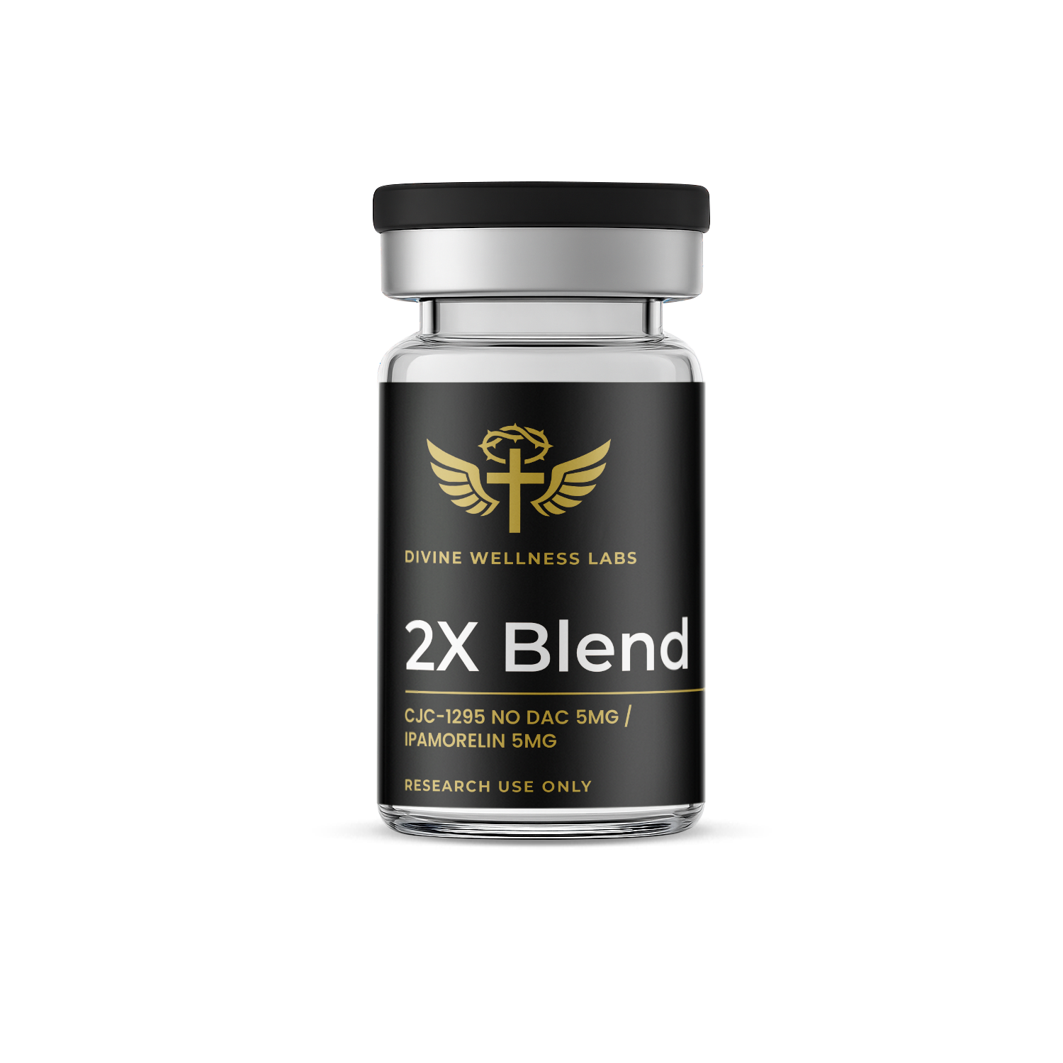 2X Blend CJC-1295 Without DAC (5mg) / Ipamorelin (5mg)