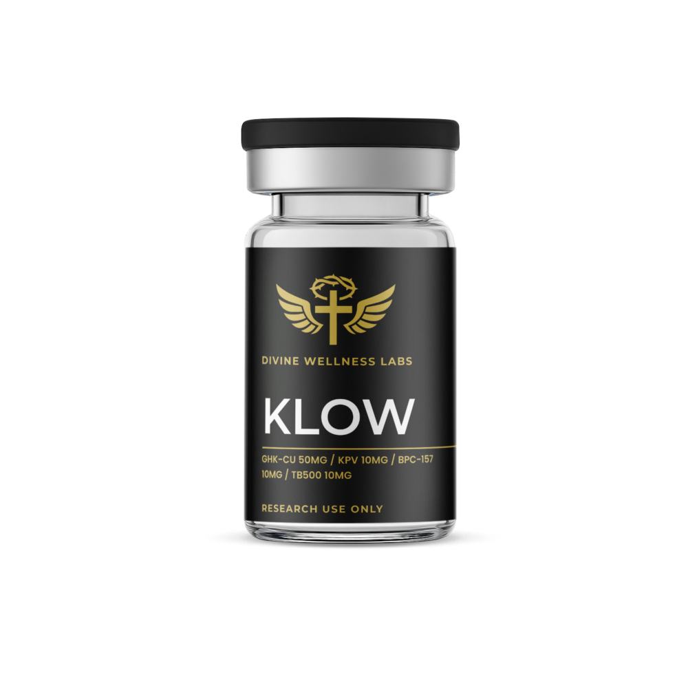 KLOW - GHK-Cu (50mg) / KPV (10mg) / BPC-157 (10mg) / TB500 (10mg)