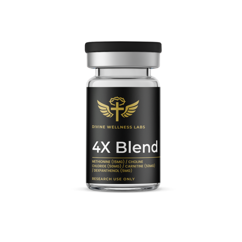 4X Blend Methionine (15mg) / Choline Chloride (50mg) / Carnitine (50mg) / Dexpanthenol (5mg)